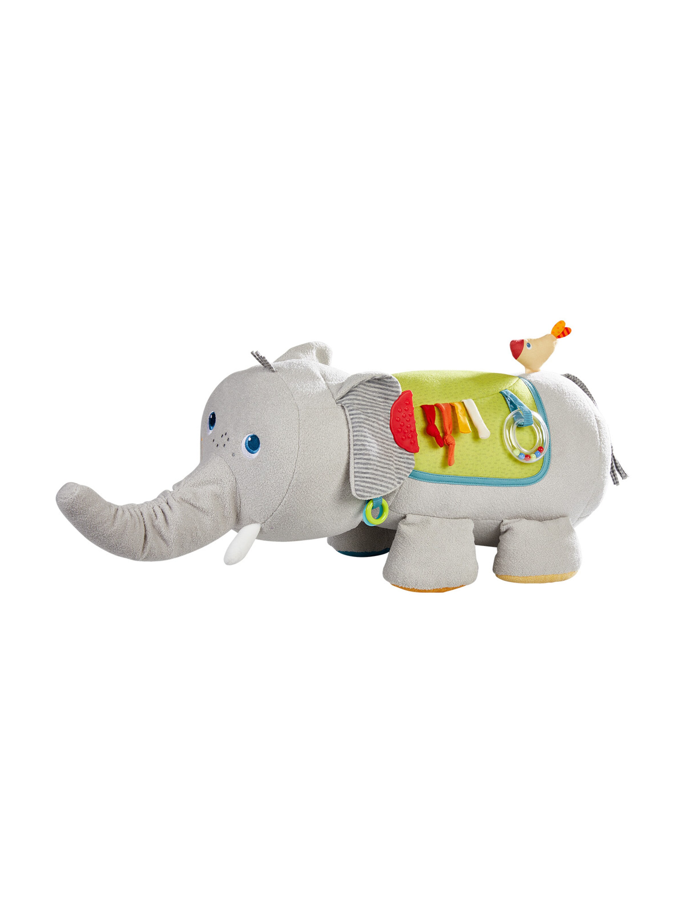 HABA Stuffed animals ' Entdeckertier Elefant ' in Grey