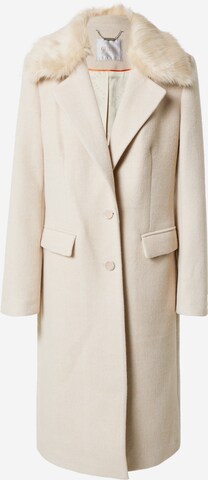 GUESS Ανοιξιάτικο και φθινοπωρινό παλτό σε λευκό: μπροστά
