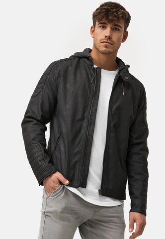INDICODE JEANS Tussenjas 'Miguel' in Zwart