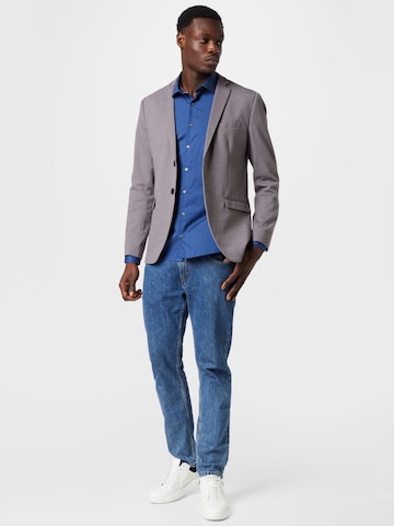 JACK & JONES - Regular Fit Jaqueta em cinzento