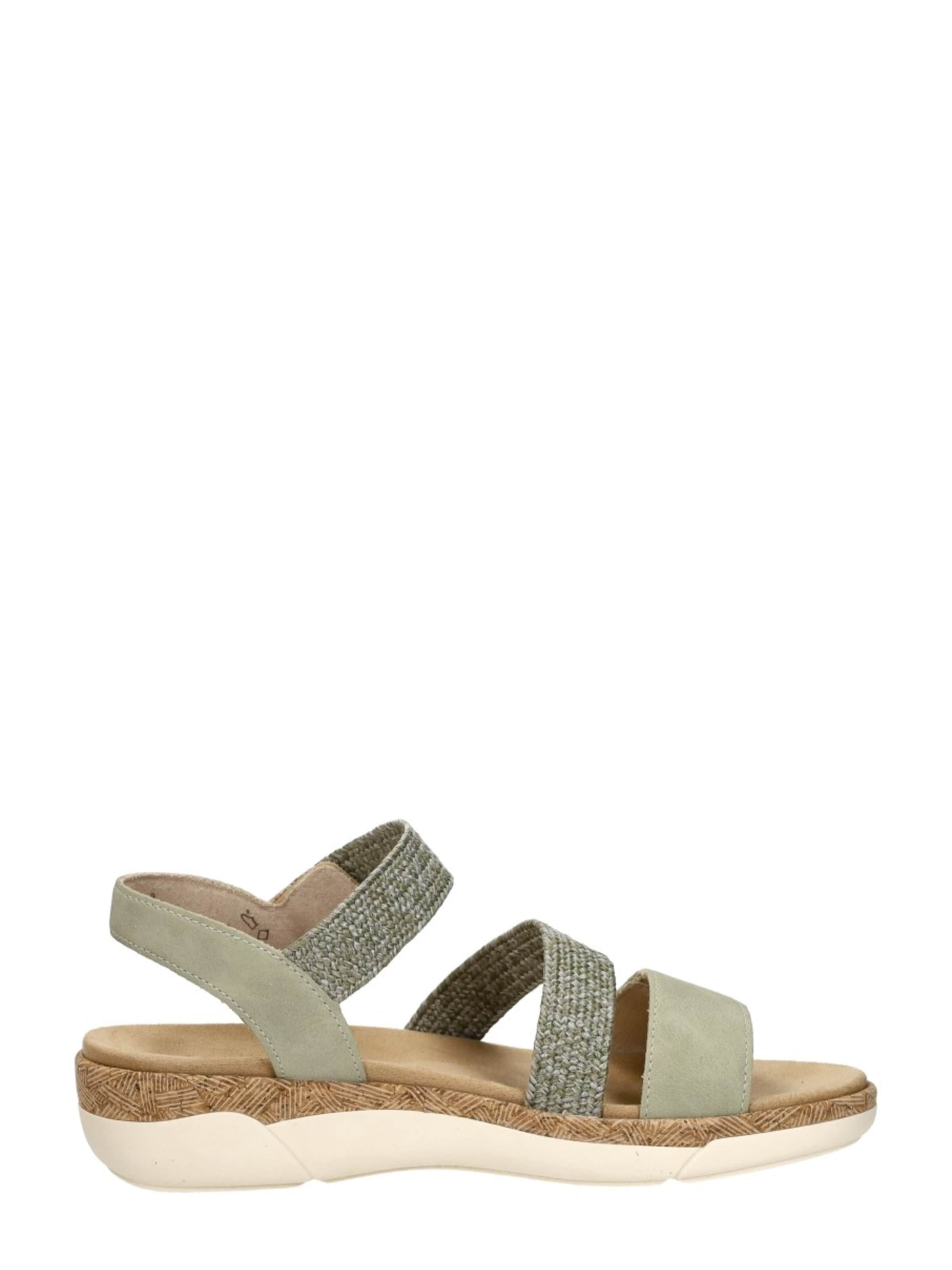 Sandales 'Sandalen Plat' REMONTE en vert