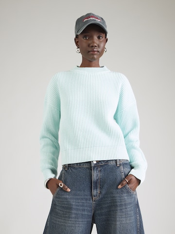 HUGO - Jersey 'Slogerya_B' en verde: frente