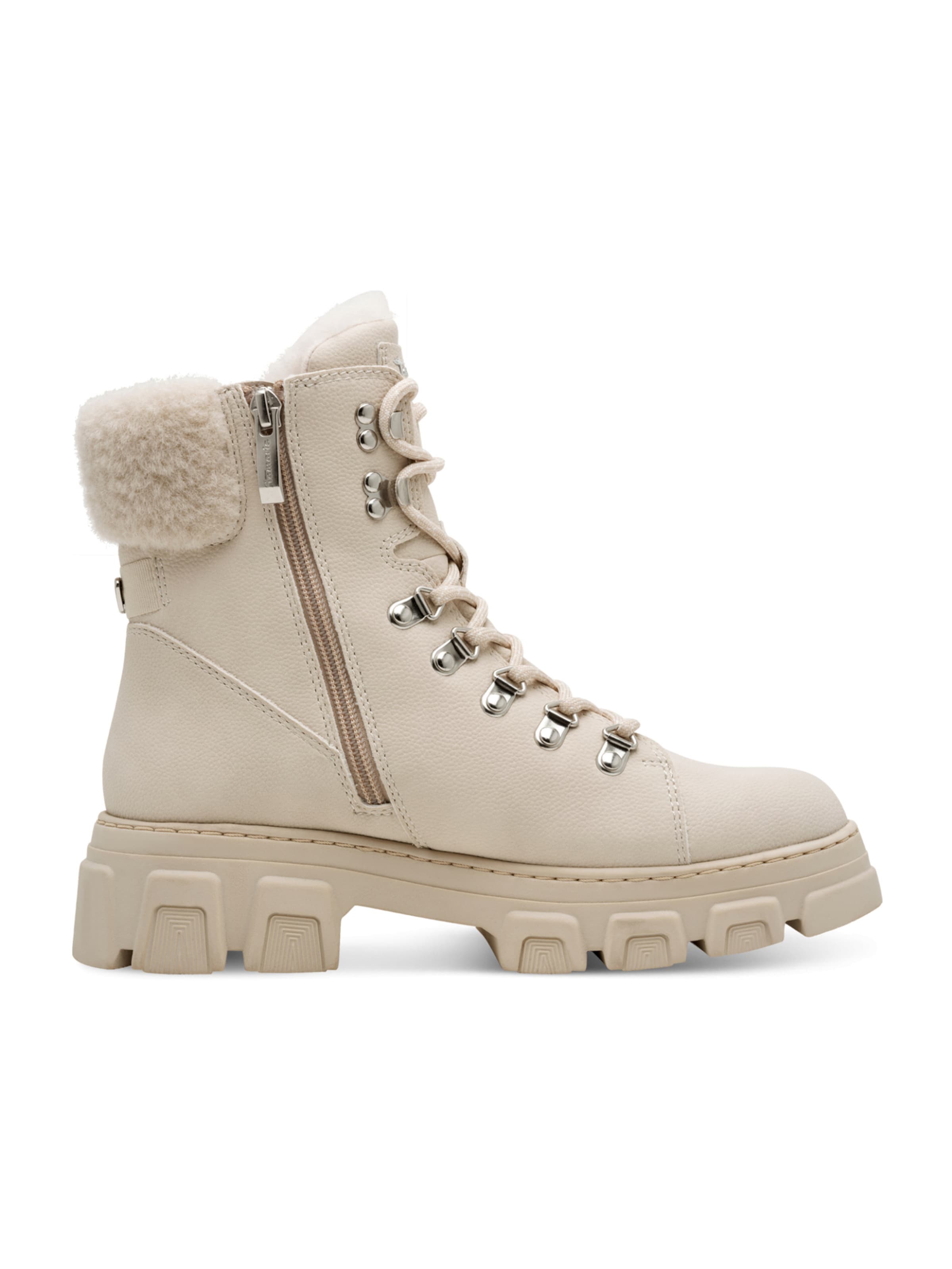 Bottines à lacets Tamaris en beige