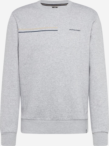 Felpa 'PARKER' di JACK & JONES in grigio: frontale