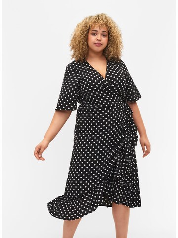 Zizzi - Vestido 'CAANNI' en negro: frente