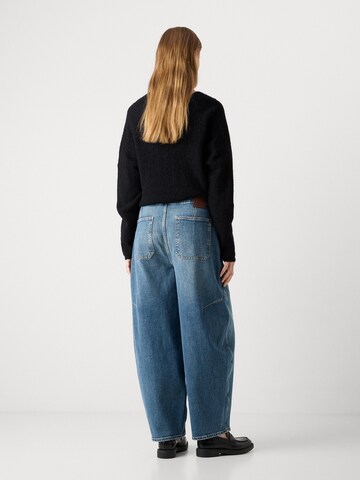 MOS MOSH Wide leg Jeans 'MMRosy Galleon' in Blue