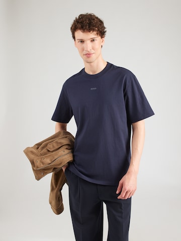 T-Shirt 'Dapolino' HUGO en bleu : devant