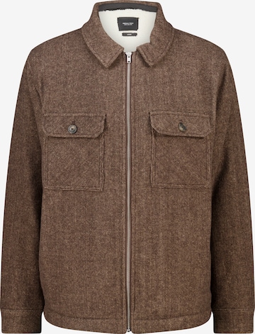 Veste mi-saison America Today en marron : devant