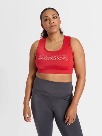 Hummel Bustier Sport-BH in Rot