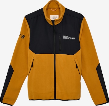 HALO Fleece jas in Bruin: voorkant