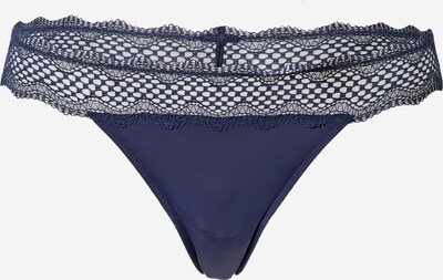 Calvin Klein Underwear Stringu biksītes, krāsa - tumši zils, Preces skats