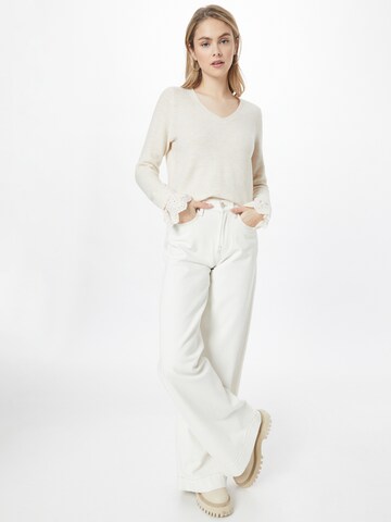 VERO MODA Trui 'IVA' in Beige