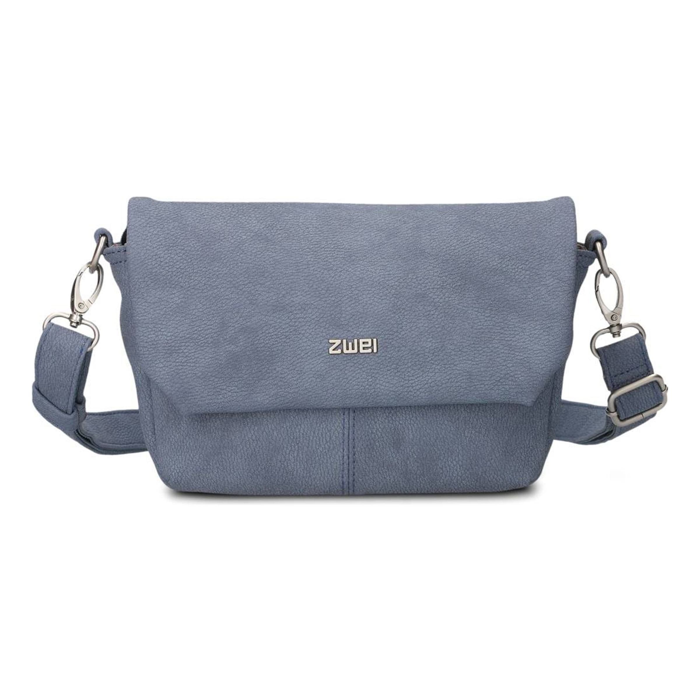 ZWEI Crossbody bag 'Mademoiselle' in Blue: front