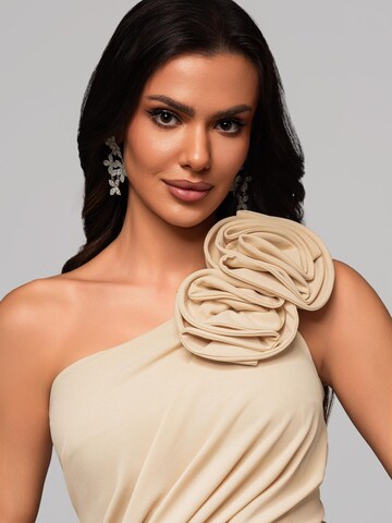 Ombre Evening dress in Beige
