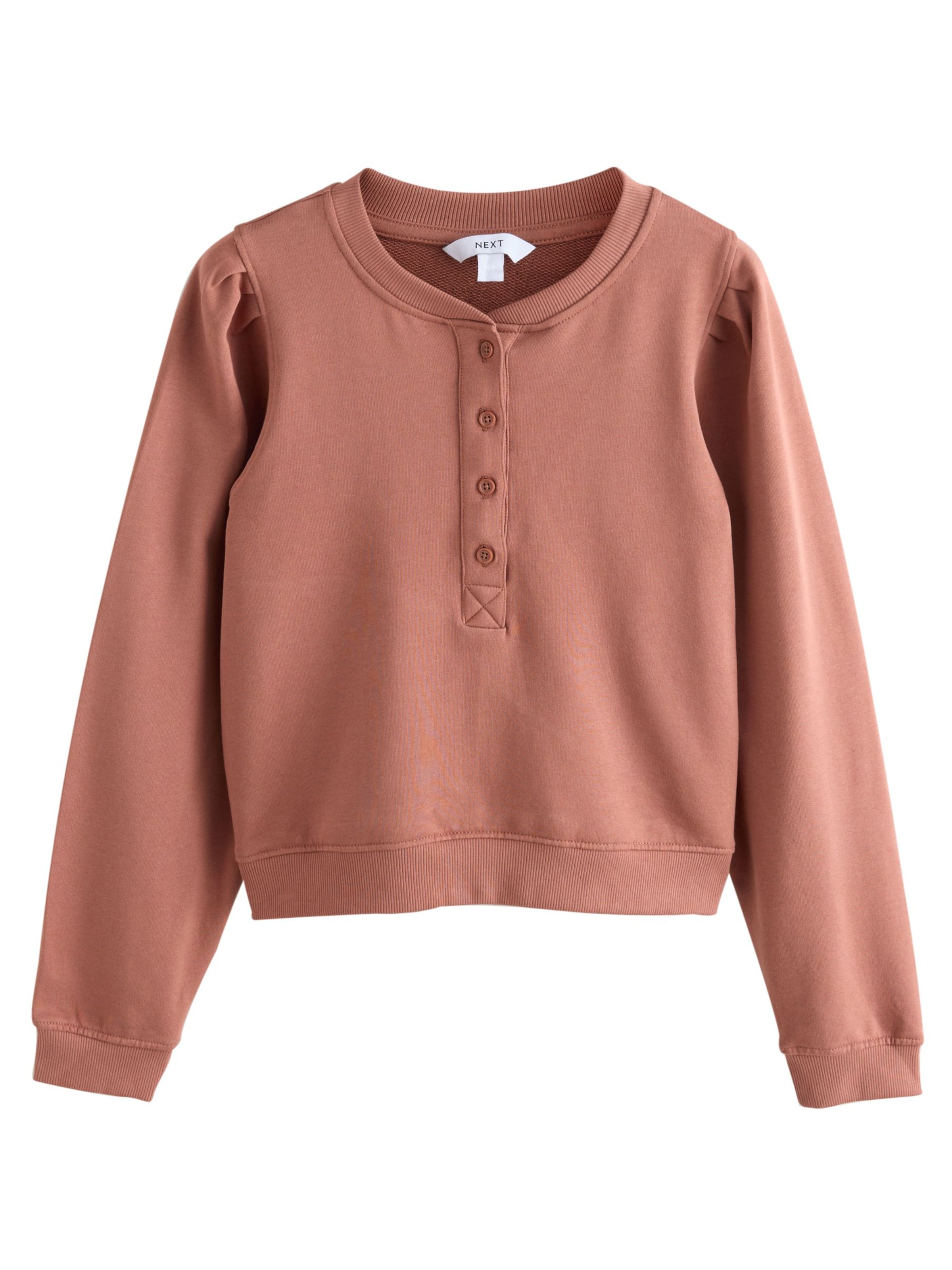 Felpa di Next in marrone: frontale