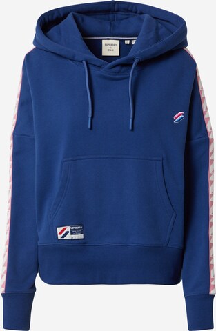 Superdry Sweatshirt in Blue: front