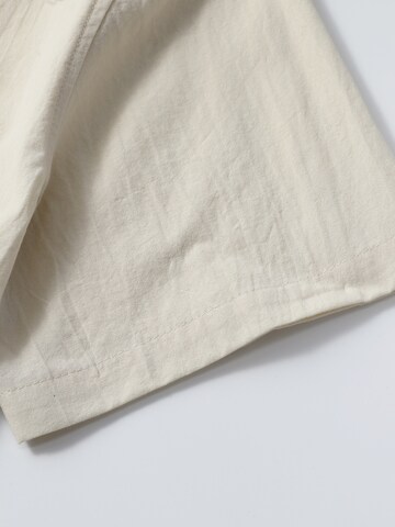 ALLTHEMEN Regular fit Button Up Shirt 'Schlicht' in Beige