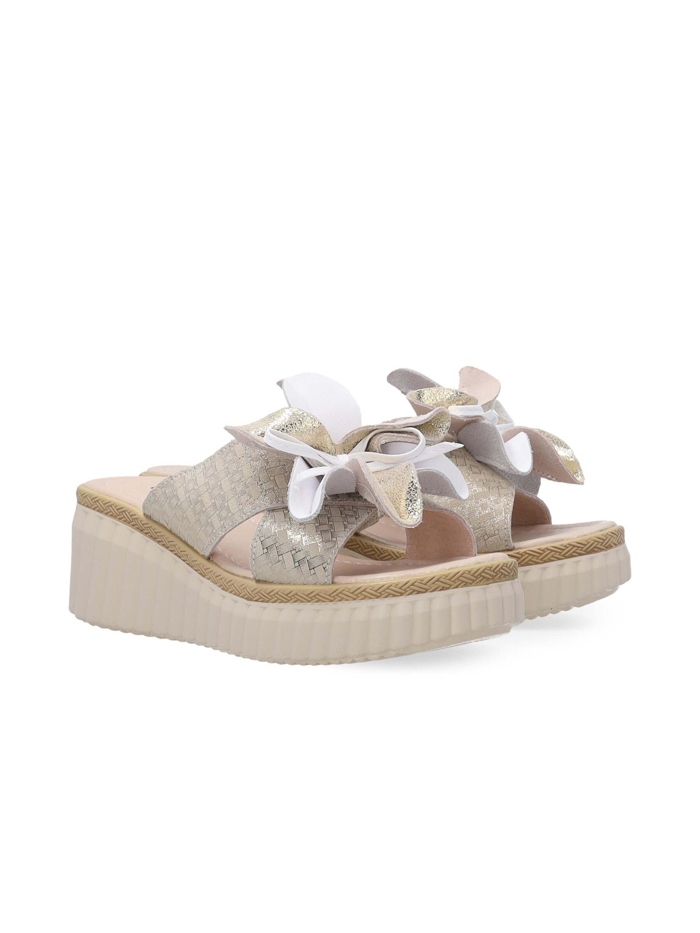 VENEZIA Pantolette 'Venezia' in Beige