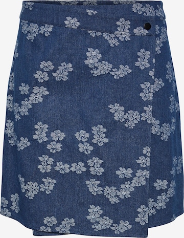 PIECES Rok in Blauw: voorkant