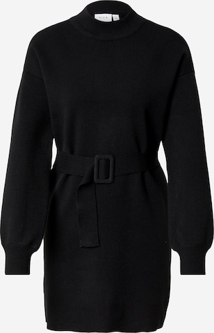 VILAPletena haljina 'ROSA' - crna boja: prednji dio