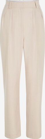 TOMMY HILFIGER Pleat-Front Pants in Beige: front