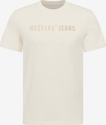 MUSTANG Shirt 'Austin' in Weiß: Vorderseite