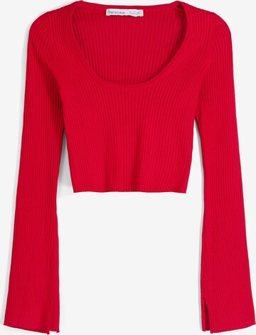 Bershka Shirt in Rot: predná strana