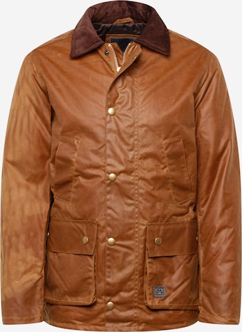 Brixtol Textiles Winter Jacket 'Curtis' in Brown: front