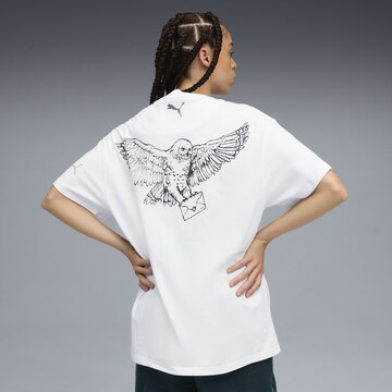 PUMA Shirt 'Puma Hoops x Harry Potter™' in Wit: voorkant
