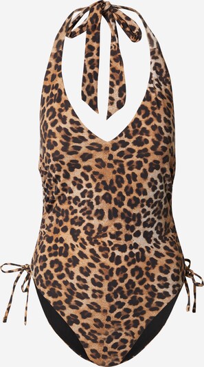 VERO MODA Maillot de bain 'AURA' en beige / marron / caramel / noir, Vue avec produit