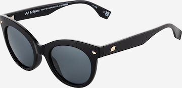 LE SPECS Sunglasses in Black: front