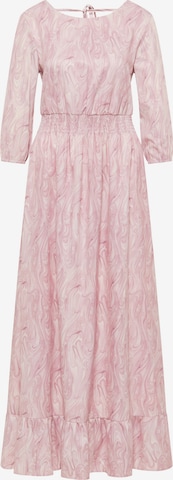 faina Βραδινό φόρεμα σε ροζ: μπροστά