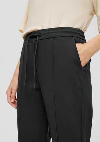 Coupe slim Pantalon s.Oliver en noir