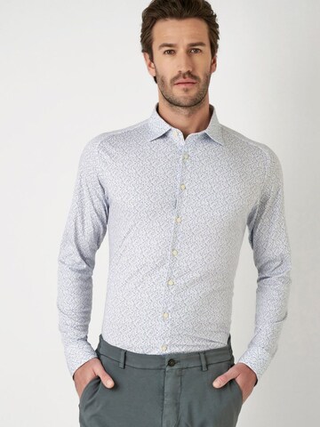 DESOTO Slim fit Overhemd in Blauw