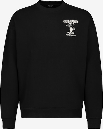 Sublevel Sweatshirt 'Worker' in Black: front