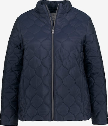 Ulla Popken Between-Season Jacket in Blue: front