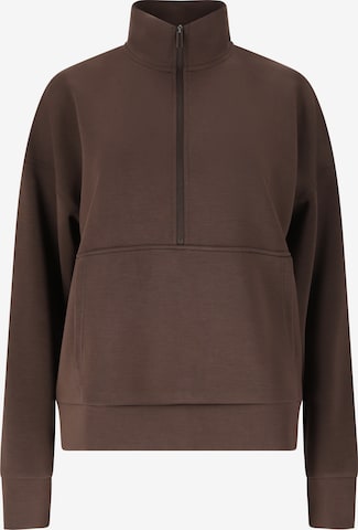 Athlecia Sportief sweatshirt 'Jillnana' in Bruin: voorkant