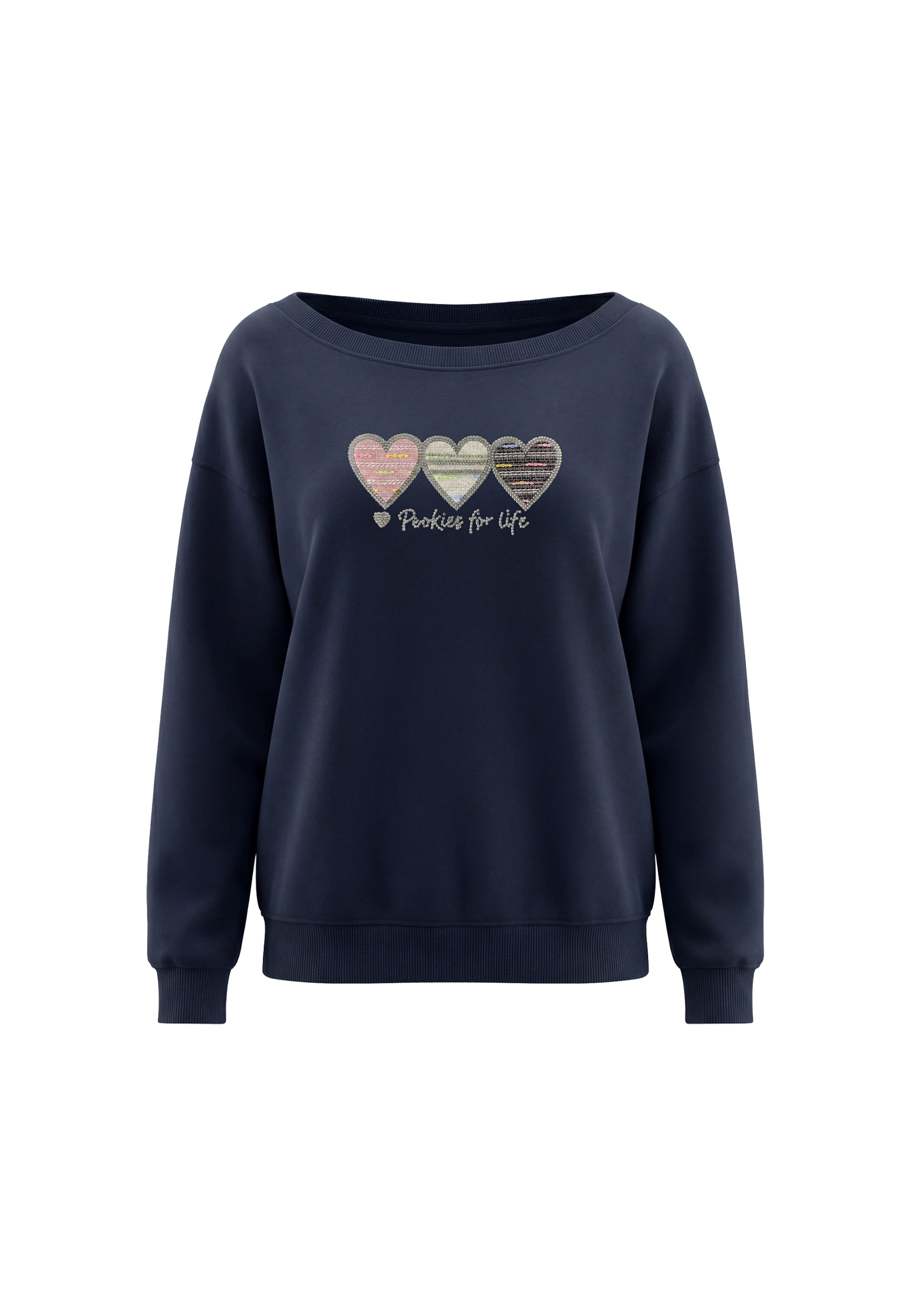 MYMO Sweatshirt in Blauw: voorkant