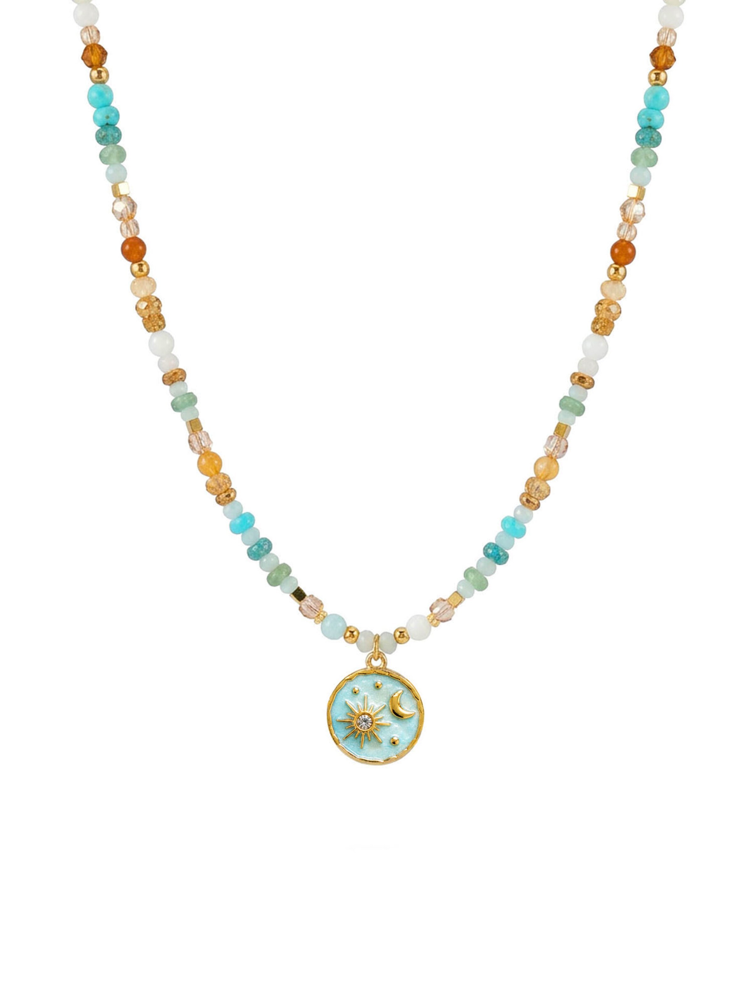 Nemomatheo Necklace 'Mosaico' in Blue