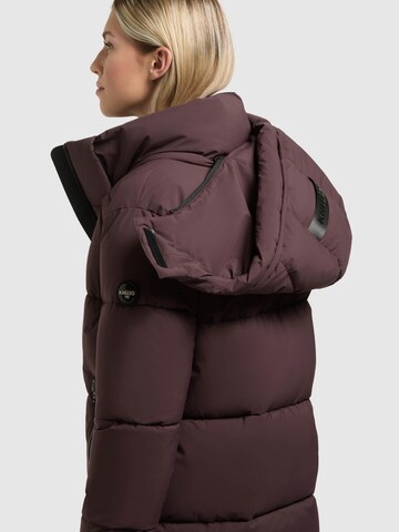 khujo Wintermantel 'Haya2' in Rood