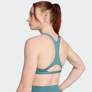 ADIDAS PERFORMANCE Bygelfri Sportbehå 'Aeroimpact Luxe' i grön