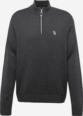 Pullover 'CHARCOAL MARL' di Abercrombie & Fitch in grigio: frontale