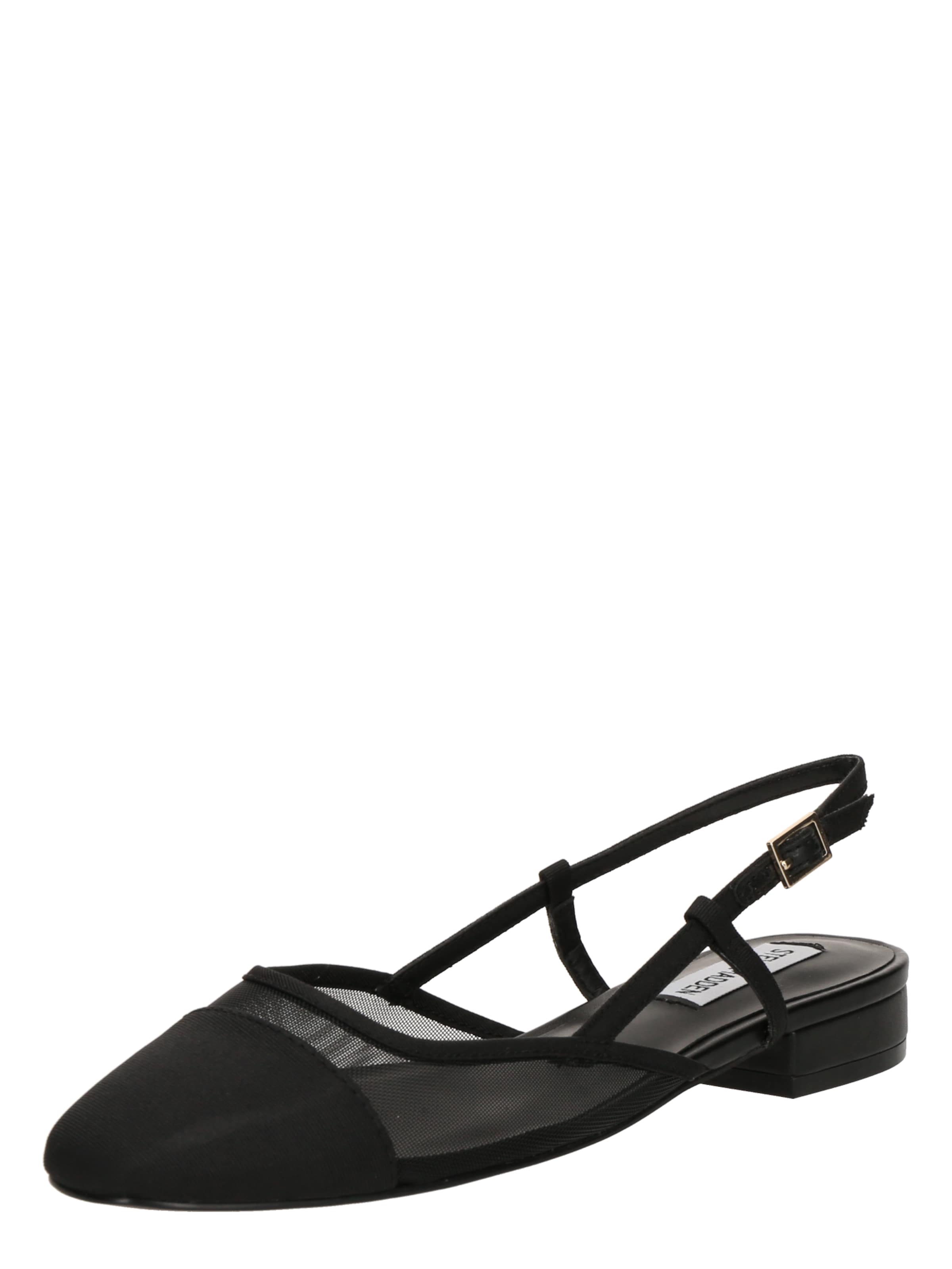 STEVE MADDEN Μπαλαρίνα με λουράκια 'Belinda-M' σε μαύρο: μπροστά