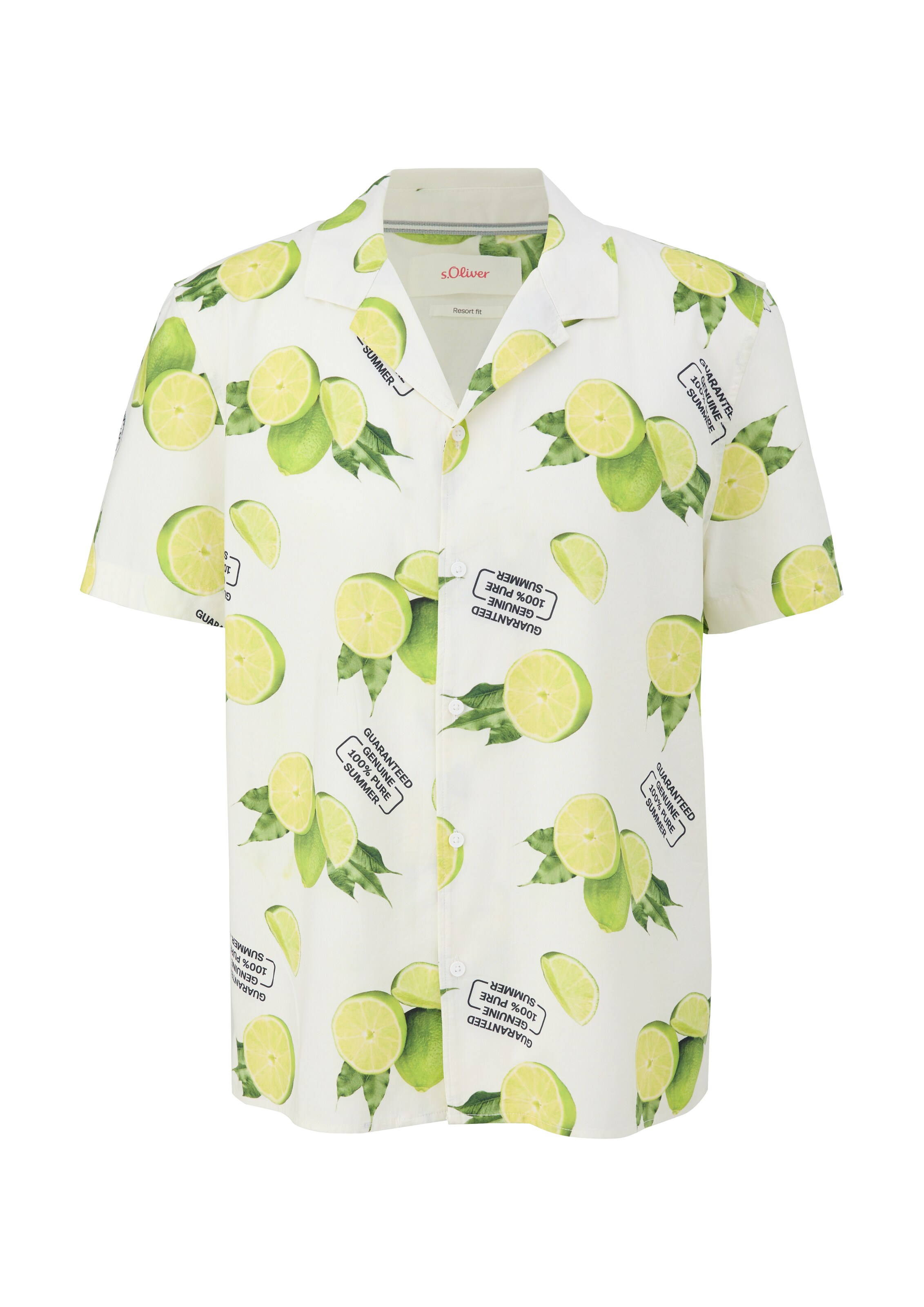 s.Oliver Overhemd in Wit: voorkant