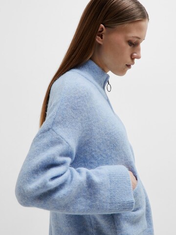 Cardigan SELECTED en bleu