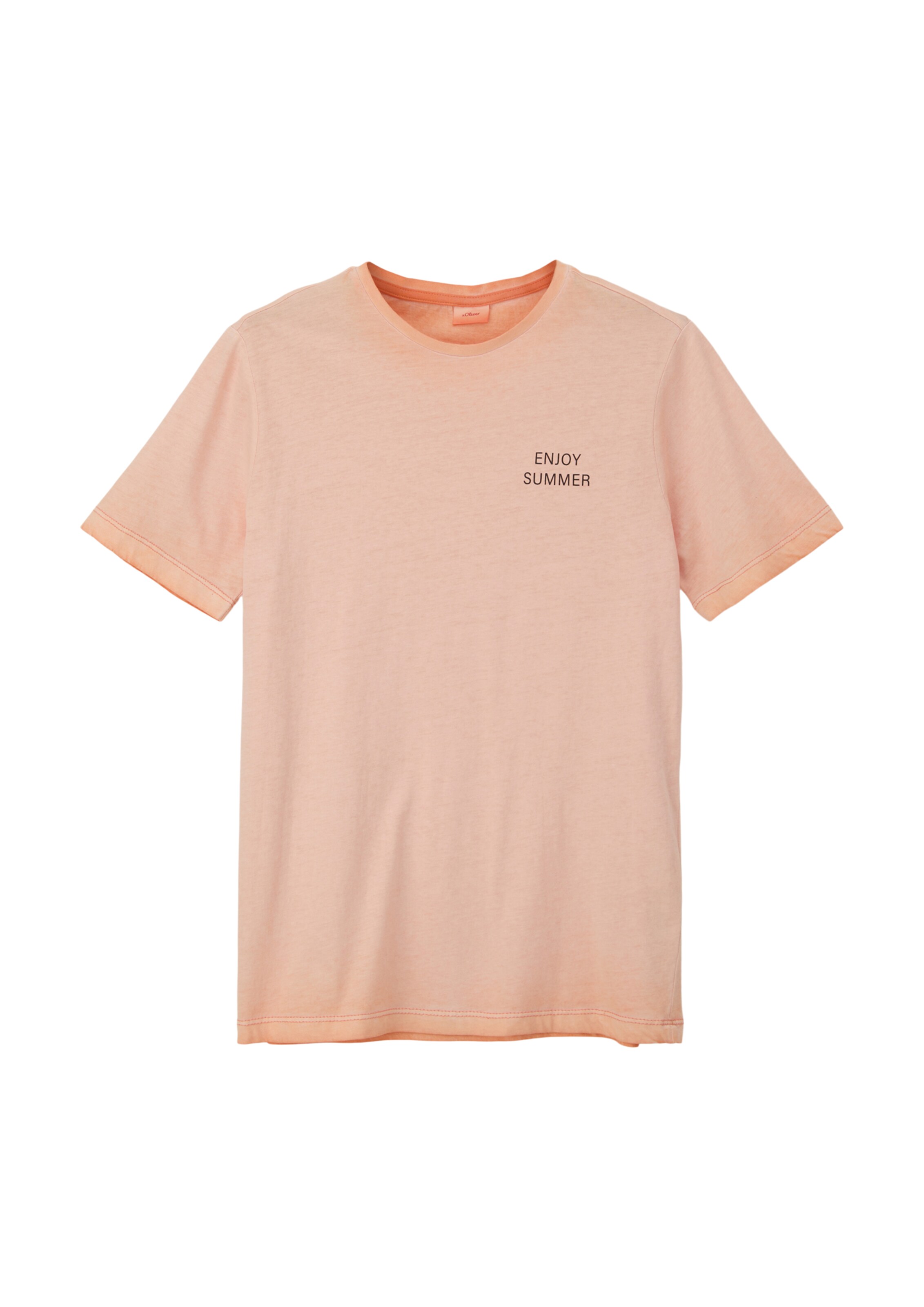 T-Shirt s.Oliver en orange : devant