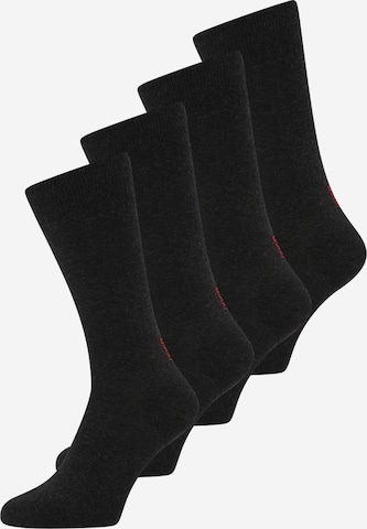 HUGO Red Socks in Grey: front