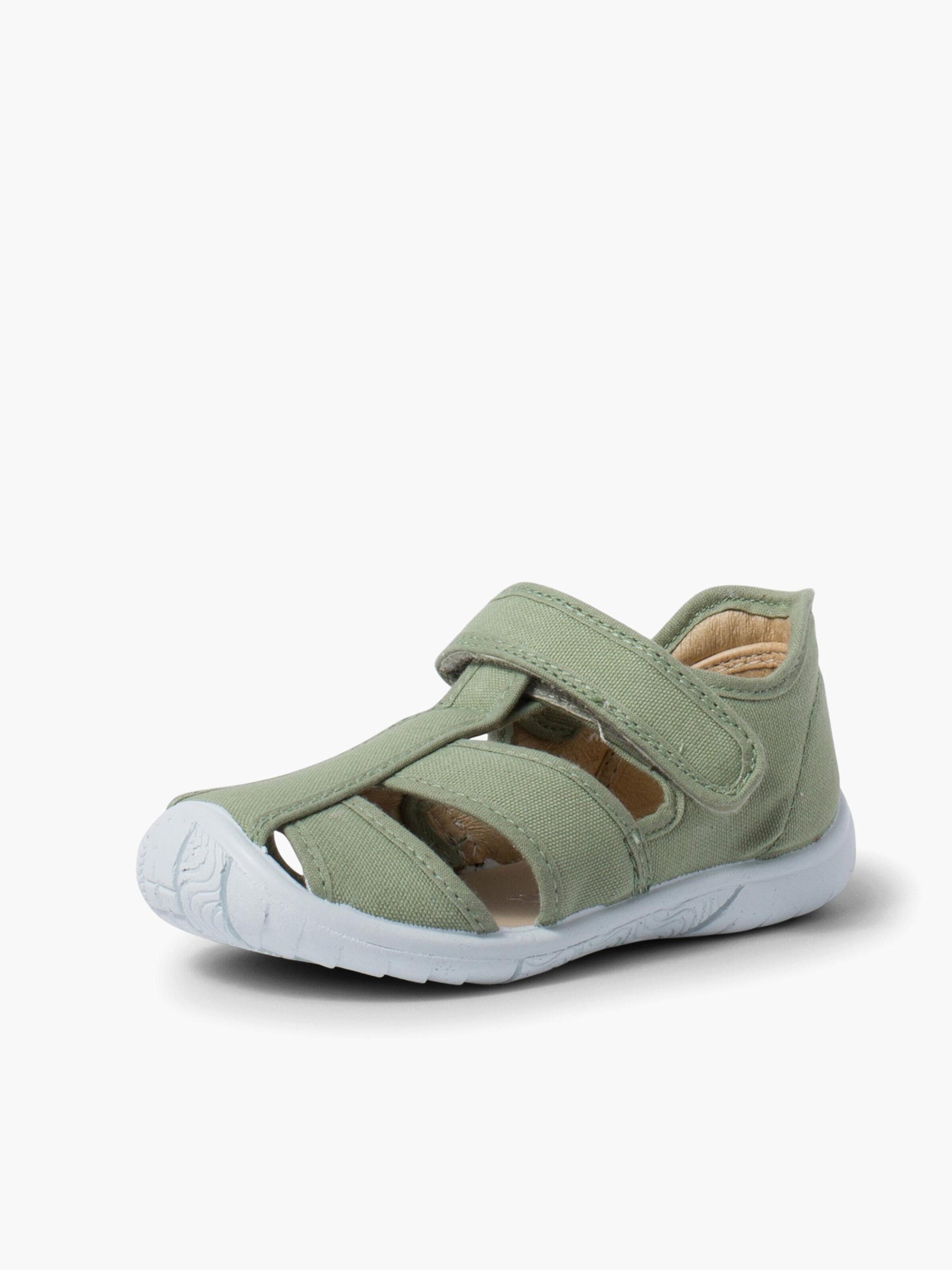 Pisamonas - Zapatos primeros pasos en verde: frente