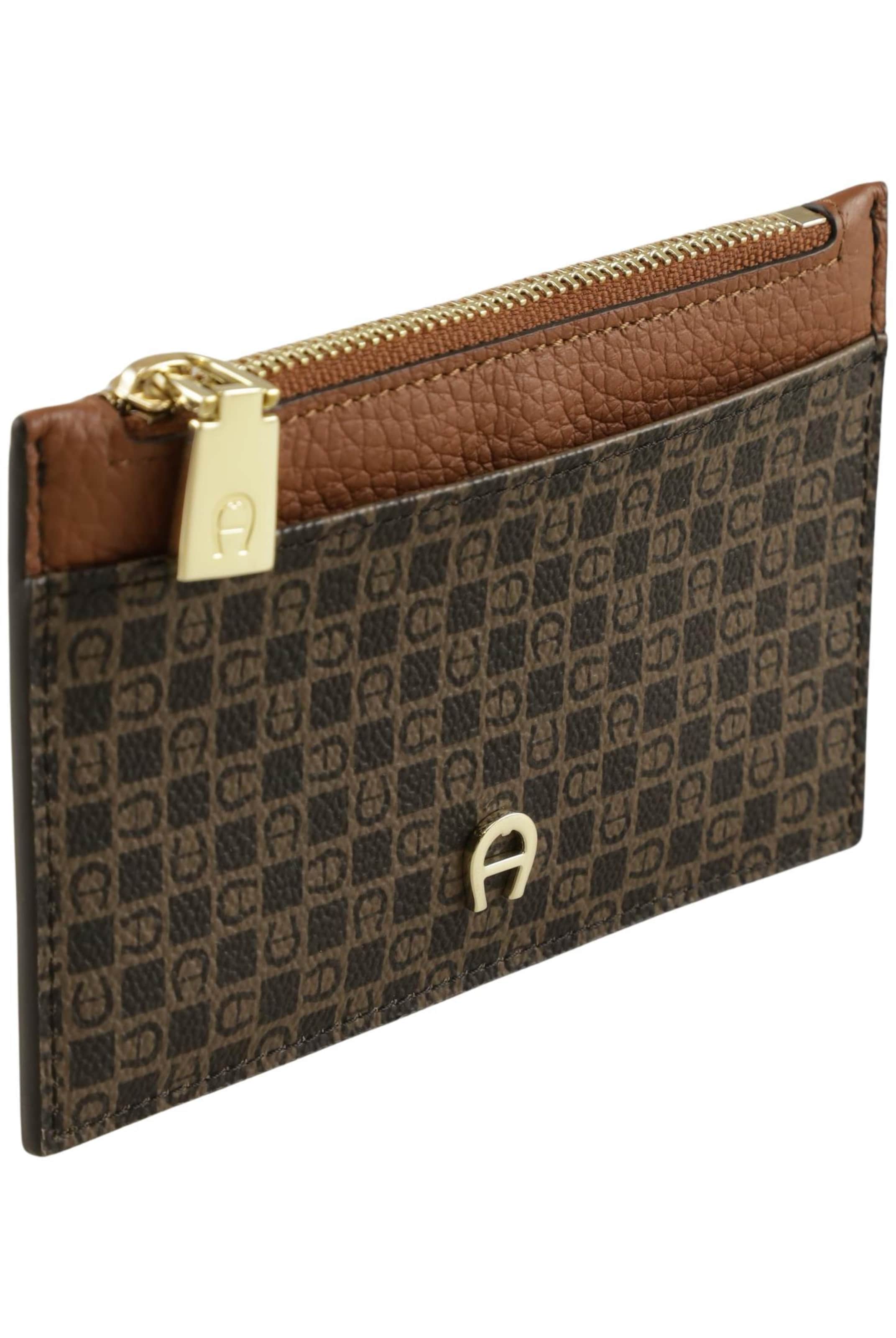 AIGNER Small Leather Goods in One size in Brown: front