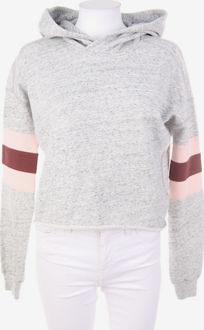 Abercrombie & Fitch Sweatshirt & Zip-Up Hoodie in XXS in Grey: front